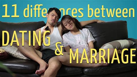 difference between marriage and dating